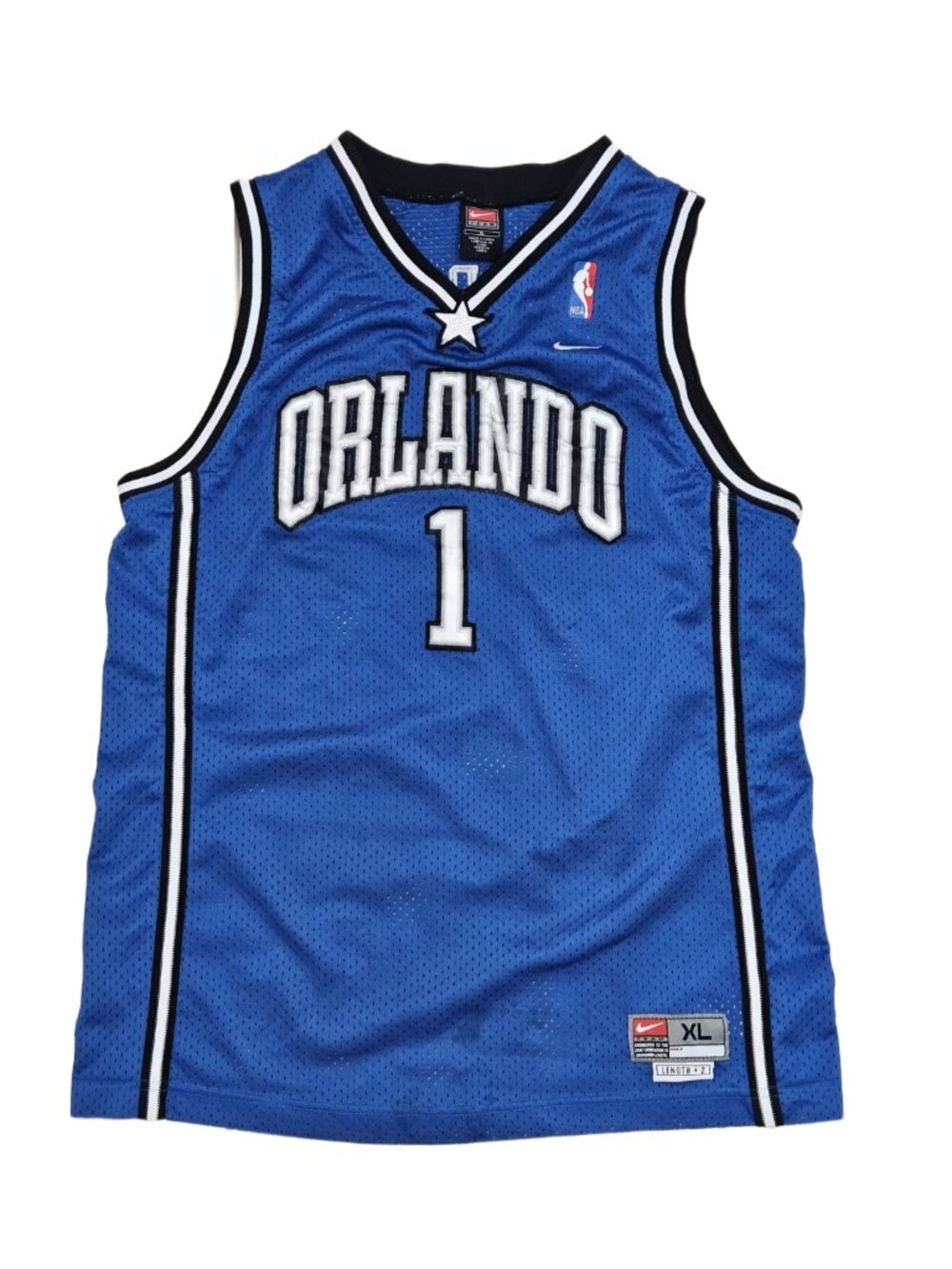Vintage Nike Orlando Magic Tracy McGrady #1 Jersey Youth XL Blue
